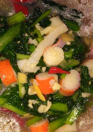 Foto resep Tumis sawi Pagoda