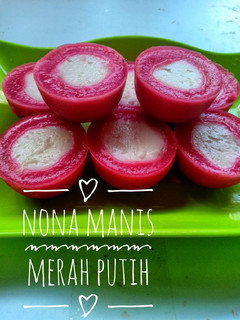 Foto resep Kue nona manis merah putih