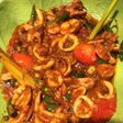 Cumi + udang super pedas khas Manado