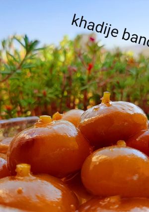 عکسی از دستور مربای انجیر
