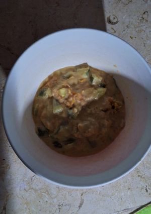 A picture of Keto Vegetable porridge.