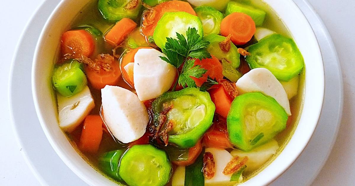 Resep Bening Oyong Bakso Wortel Dengan Bahan Sederhana