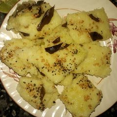 Instant rava dhokla A picture of Instant rava dhokla.