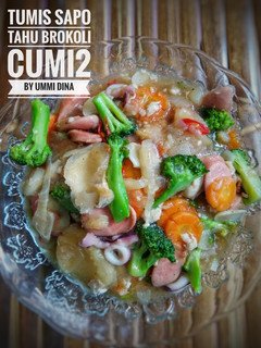 Foto resep Tumis sapo tahu brokoli cumi2