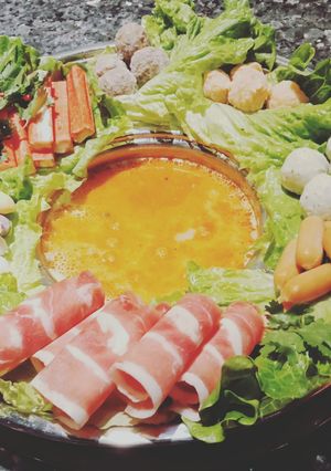 Hình của món Lẩu thập cẩm & nước dùng nhà lam.