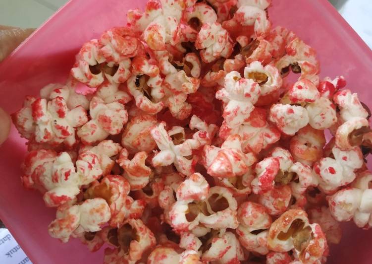 urutan Membuat Popcorn caramel stobery Anti Gagal