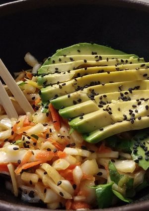 Une photo de Salade de chou à la japonaise