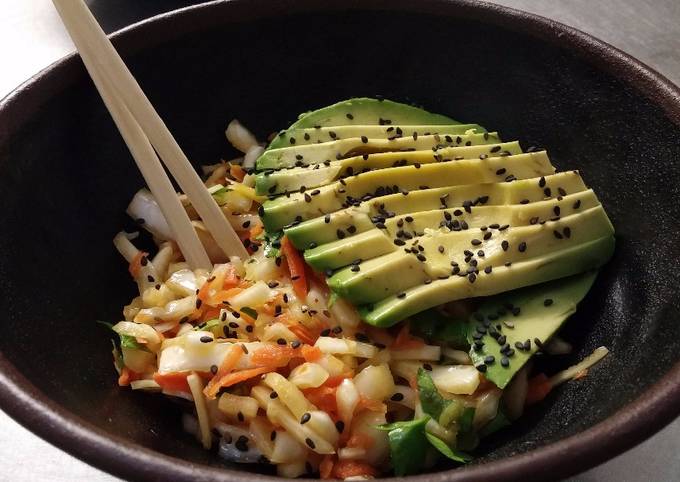 Méthode la plus simple pour Faire Rapide Salade de chou à la japonaise