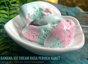 Foto resep Banana Ice Cream (pop ice permen karet)