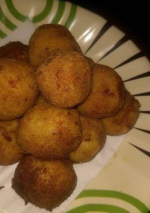 A picture of Special yam balls.