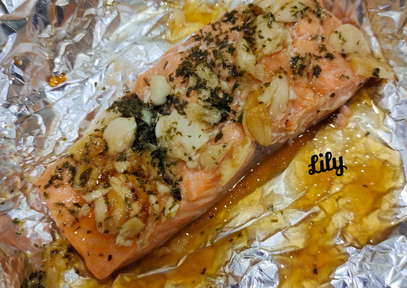 Panggang Fillet Ikan Salmon