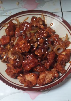 Foto resep Ayam saos saori lada hitam