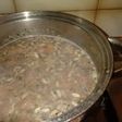Sopas de pan de ajo y perejil
