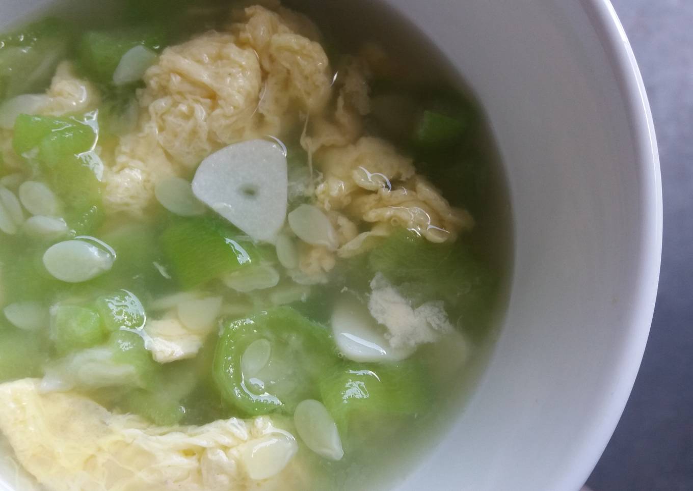 Sayur gambas telur mpasi 1+