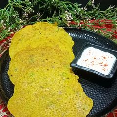 Kodo Millets Chilla A picture of Kodo Millets Chilla.