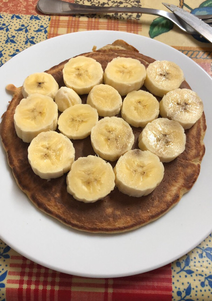 Una foto de Tortitas de avena con plátano