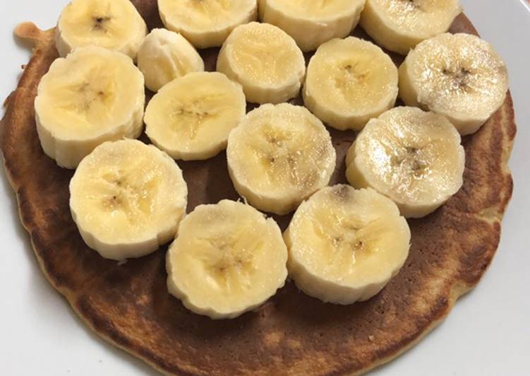 Tortitas de avena con plátano