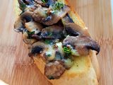 Cheesy Mushroom on Toast