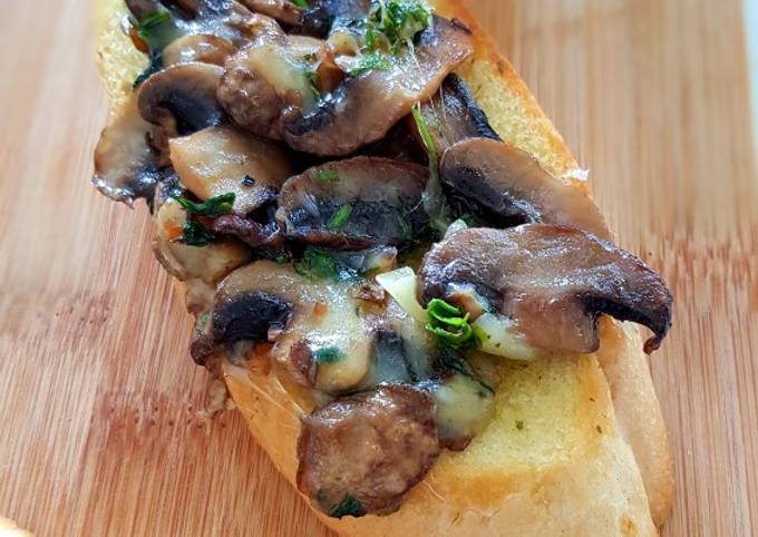 Easiest Way to Prepare Speedy Cheesy Mushroom on Toast