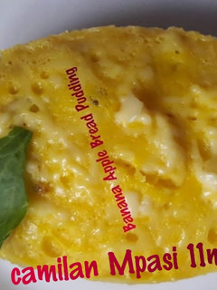Foto resep Banana Apple Bread Pudding Camilan Mpasi 11m+