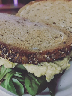 Una foto de Sándwich vegano