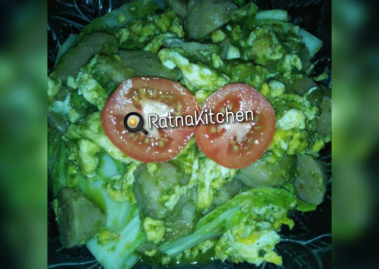 Resep Bakso Orak-Arik Bumbu Ijo, Bikin Ngiler