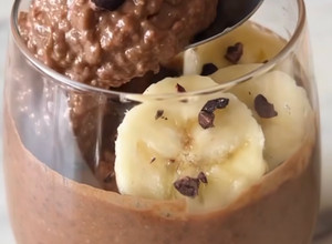 Foto de Smoothie de chocolate com chia