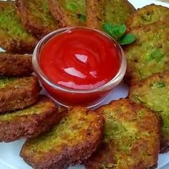 A picture of Crispy Hare Matar Kabab.