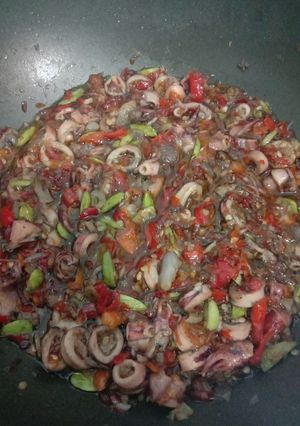 Foto resep Sambelan pete cumi