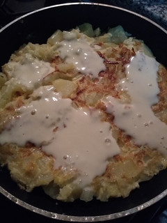 Una foto de Tortilla de papa hervida