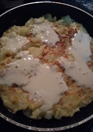 Una foto de Tortilla de papa hervida
