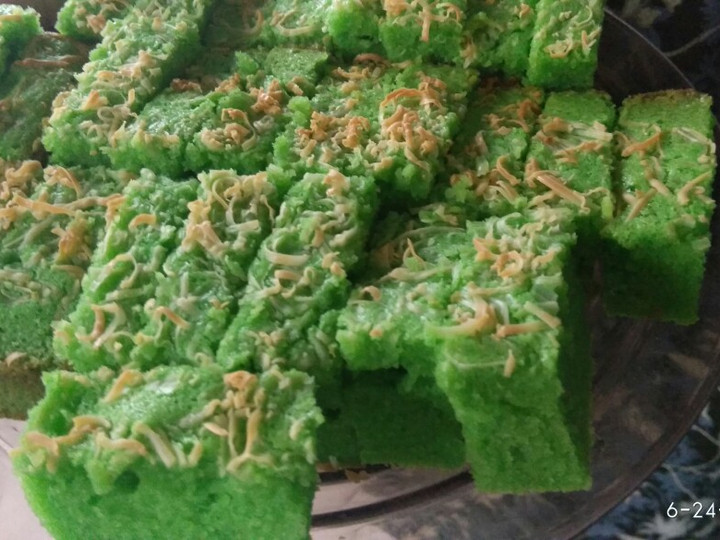 Langkah Mudah untuk Menyiapkan Bolu Pandan Keju (panggang) 💕 yang Sempurna