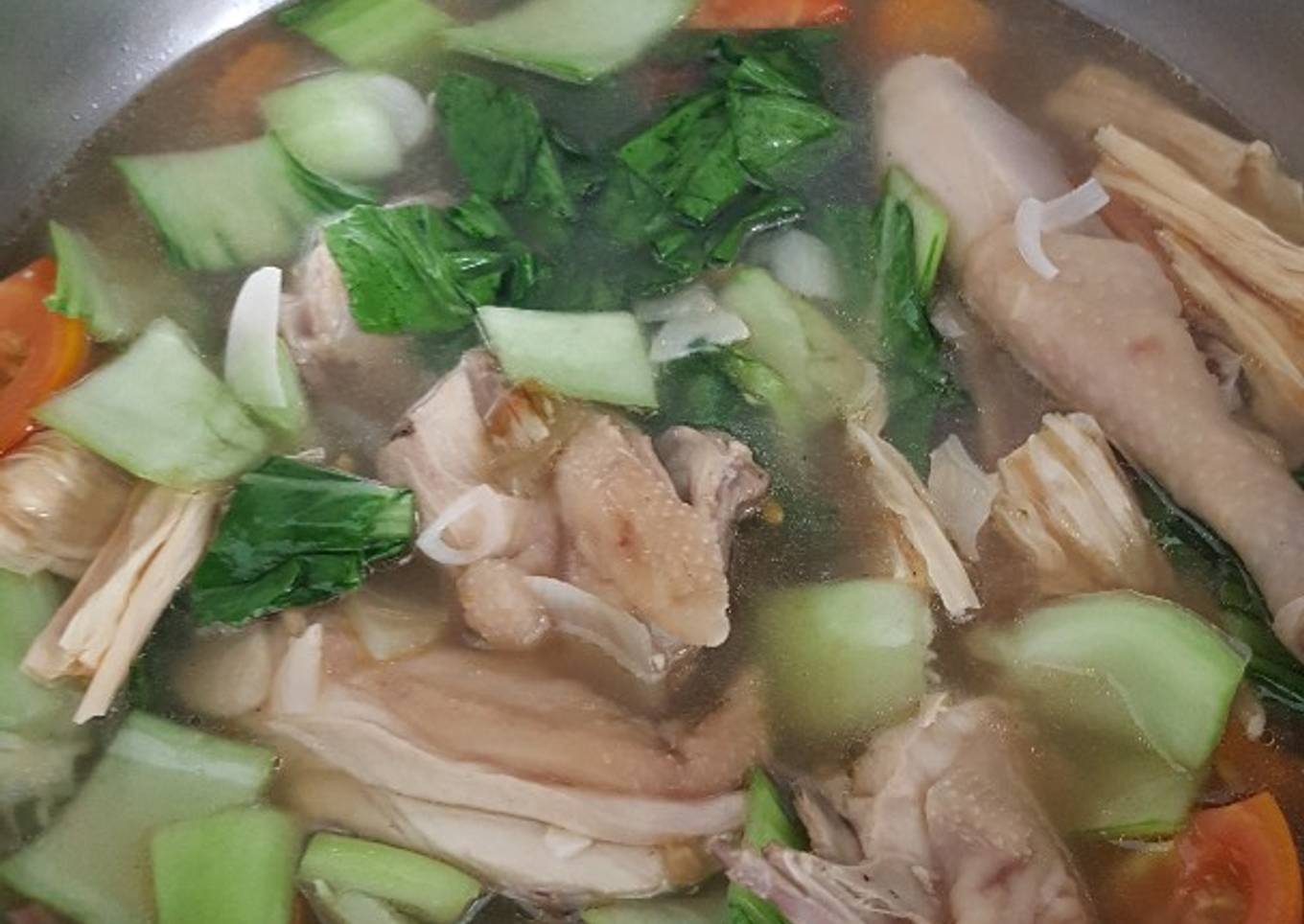 Sop ayam kampung simple