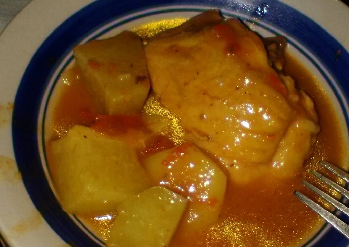 Pollo con colito