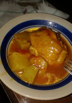 Una foto de Pollo con colito