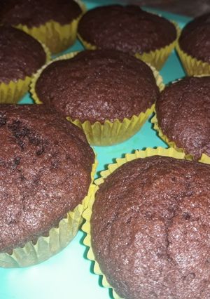 Csokis-kakaós muffin recept fotója