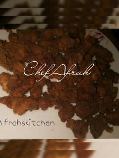 A picture of Beef popcorn.