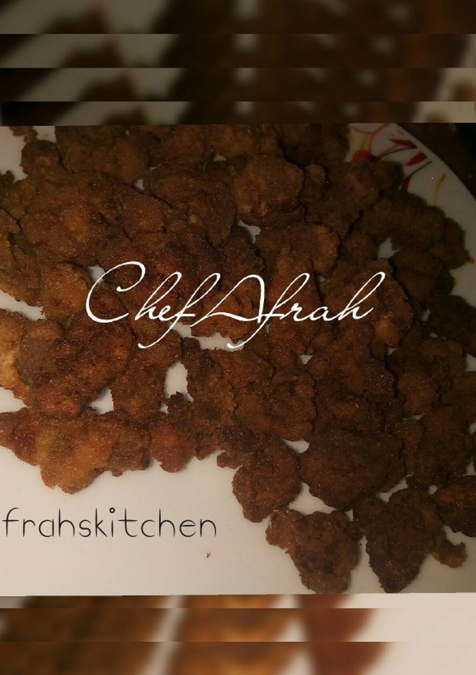 A picture of Beef popcorn.