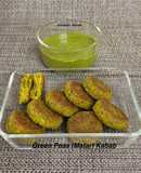Green Peas (Matar) Kabab