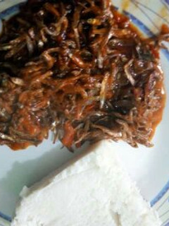 A picture of Fried Omena.