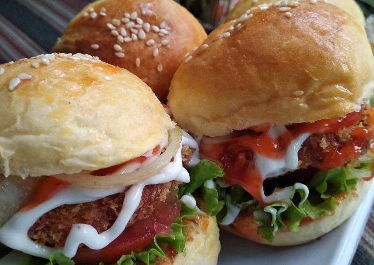 Chicken Burger Homemade #BikinRamadhanBerkesan