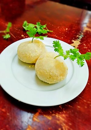 Hình của món Bánh dày đậu xanh.