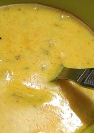 A picture of Curd Sabzi.
