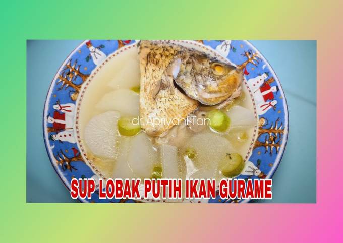 Sup Lobak Putih Ikan Gurame