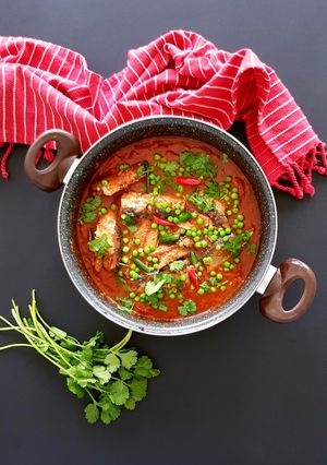 A picture of Tinned Pilchard Fish "Rougaille".