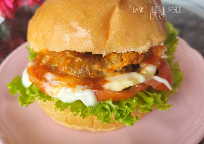 Resep Beef Patty Burger (Isian burger) Anti Gagal