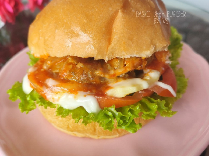 Resep Beef Patty Burger (Isian burger) Anti Gagal