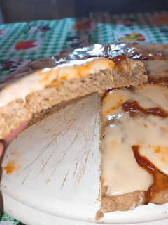 Una foto de Pizza integral