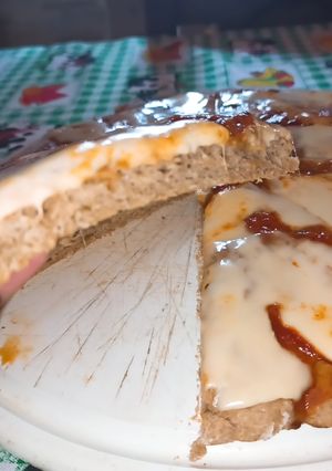 Una foto de Pizza integral