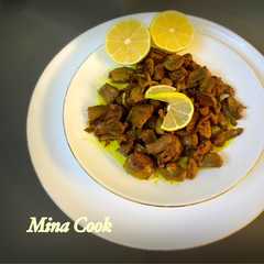 دل و قلوه گوسفندی سرخ شده-レシピのメイン写真